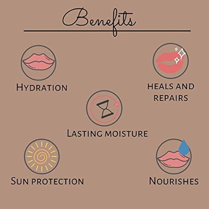 Aaranyam ORGANIC | VANILLA LATTE LIP BALM FOR MEN & WOMEN HEALS AND REPAIRS, LASTING MOISTURE< SUN PROTECTION & NOURISHES 75 G - Image 4